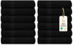 Medium Bath Towels Bulk Set of 12 – 100% Cotton Terry – 24" x 48" – Quick Dry by ASTILTEXCottonTowels