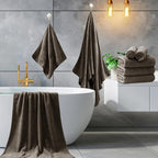 8 Piece Bath Towel Set-2 Oversized Bath Sheets, 2 Hand Towels, 4 - Image 5