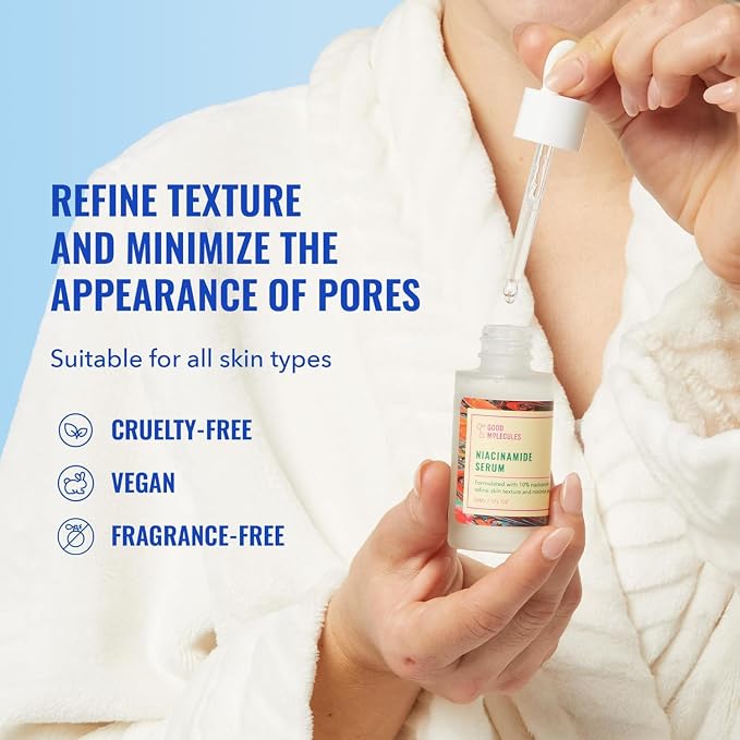 Good Molecules Niacinamide Serum Pack 2 – 30 ml Each | 10% Niacinamide Serum to - Image 2