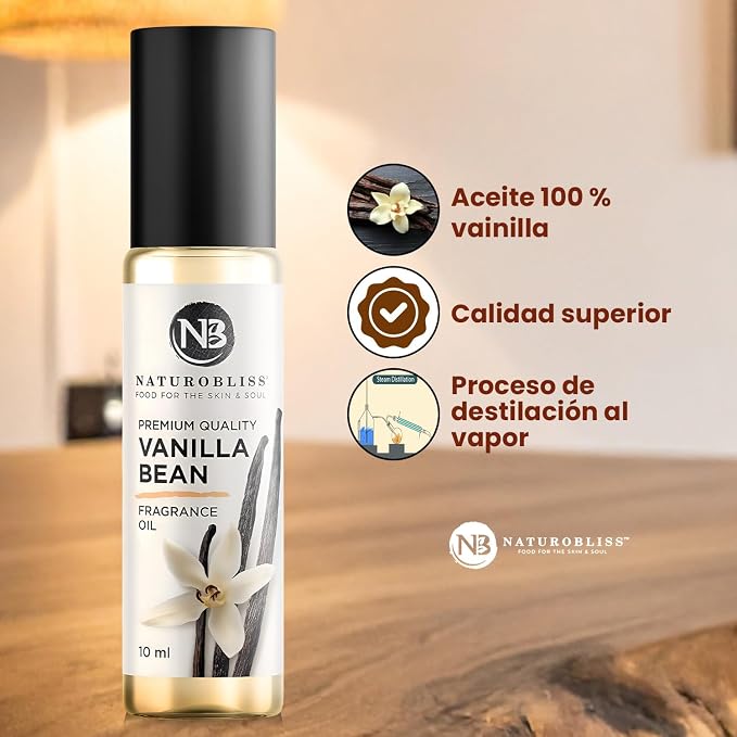 NaturoBliss Vanilla Perfume, Fragrance Oil Roll On 10 ml - Image 5