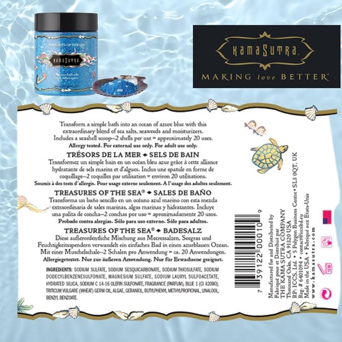 Kama Sutra Treasures of the Sea Ocean Blu 24.5 oz - Image 2