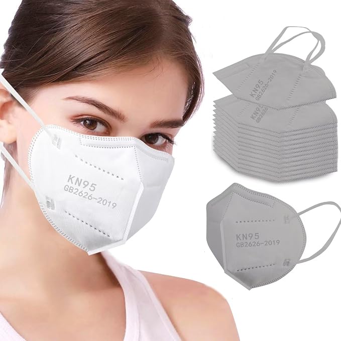 100PCS KN95 Face Masks 5 Layer Filter Efficiency≥95% - Image 2