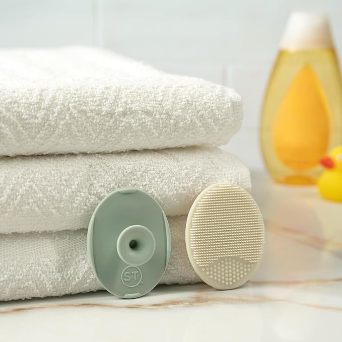 S&T INC. Exfoliating and Massaging Cradle Cap Bath Brushes - Image 5