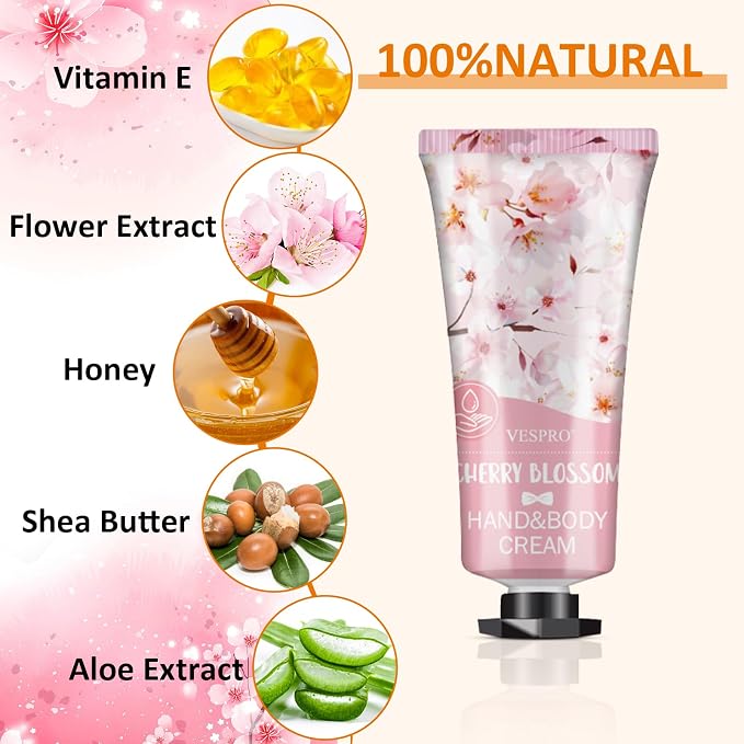 126 Pack Hand Cream Set, Mothers Day Gifts, Bulk Hand Lotion Travel Size - Image 4