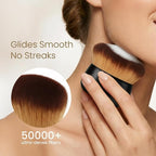 Streak-Free Kabuki Self Tanner Brush, Large Body Makeup Brush, Soft Dense Body - Image 2