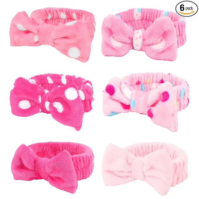 Casoty 6 Pcs Spa Headbands, Hair Holder by Casoty