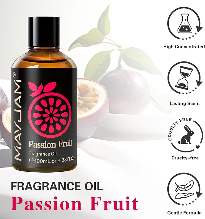 MAYJAM 100ML/3.38FL.OZ Passion Fruit Fragrance Oils - Image 2