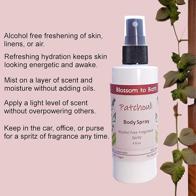 Blossom to Bath Patchouli Body Spray - Image 3