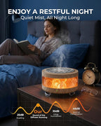 Essential Oil Diffuser with Himalayan Salt Lamp, 350ml Ultrasonic Aromatherapy - Image 8