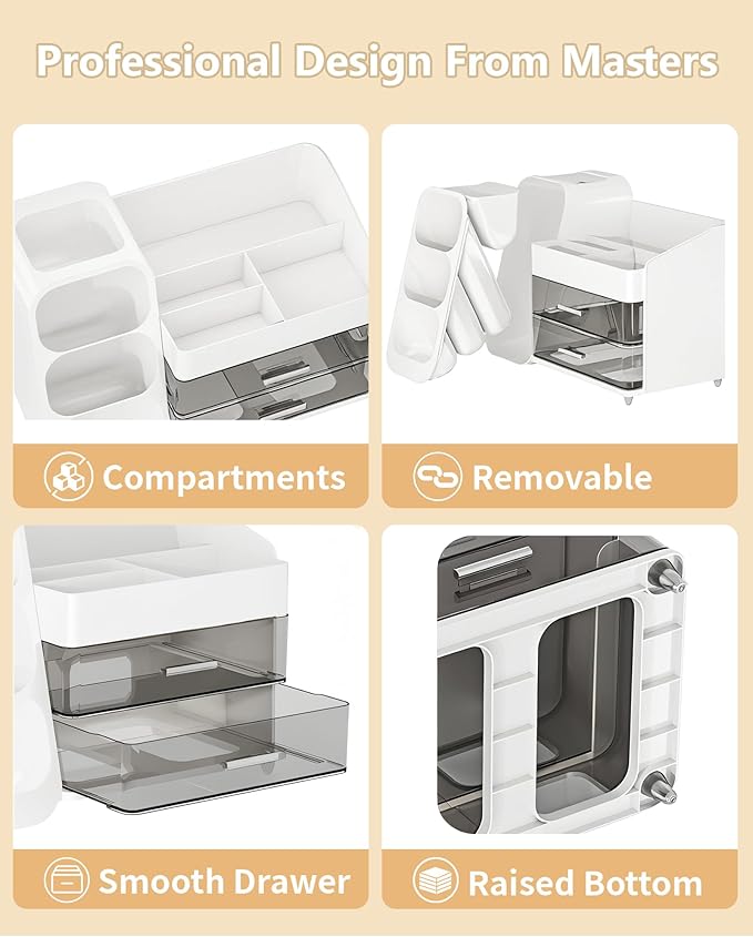 Anylady Large Capacity Makeup Organizer Countertop - Image 3