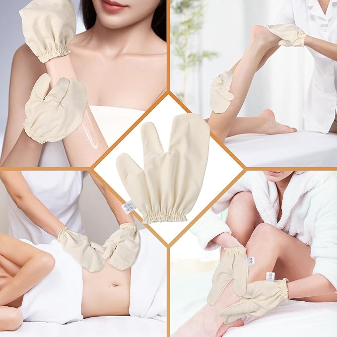 Garshana Gloves Raw Silk Massage, Raw Silk Gloves Garshana - Image 5