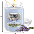 Candle-lite Scented Candles, Fresh Lavender Breeze, 18 oz Jar, Proudly Poured - Image 8