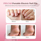 PELCAS Electric Nail File, 10 Speeds Cordless Nail Drill - Image 2