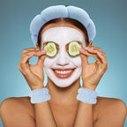 Blue Spa Headband and Wristband Set - Image 3