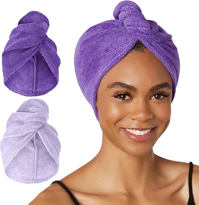 Turbie Twist 2-Pack Microfiber Hair Towel by TurbieTwist