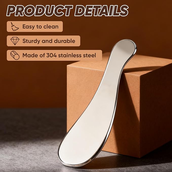 tonchean Gua Sha Scraping Massage Tool Set, 6-Piece Muscle Scraper IASTM Tool - Image 4