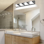 SineRise LED Modern Bathroom Vanity Light Fixtures, Chrome Modern Acrylic - Image 7