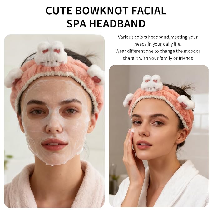 PERFECTSIGHT Kawaii Headband for Spa, Washing Face, Party - Image 4