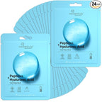 VIABEAUTY 24 Pack of Hyaluronic Acid Face Mask by Unknown