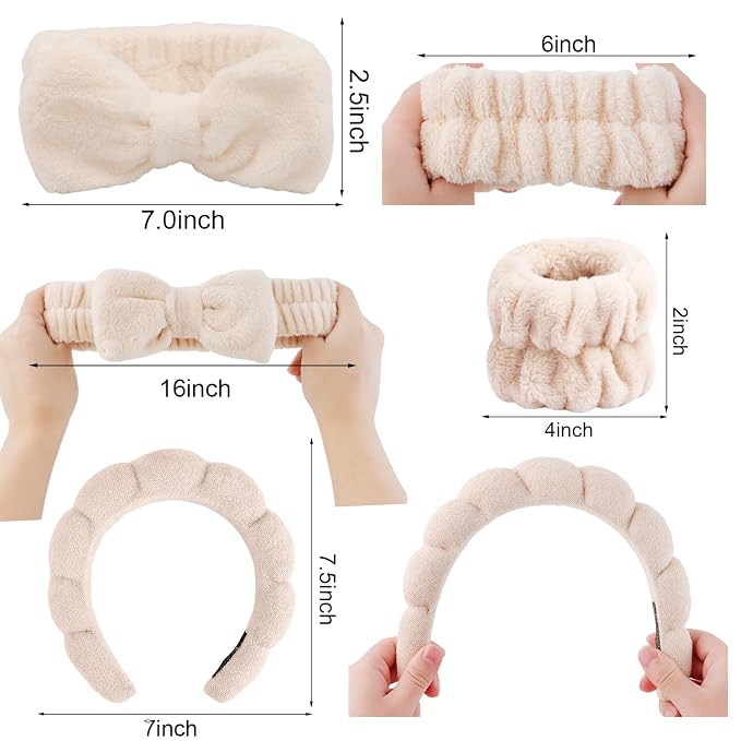Chanaco Spa Headband, Makeup and Face Wash Accessory, Trendy Hair Accessories - Image 6