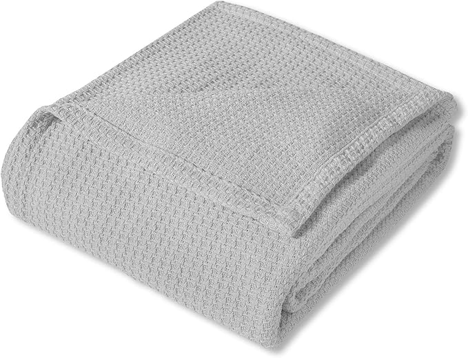 100% Fine Cotton Blanket Luxurious Weave Stylish Design Soft and Comfortable - Image 2