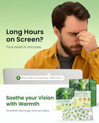 16 Packs Steam Eye Masks for Dry Eyes, Relief Eye Fatigue & Puffy Eyes - Image 2