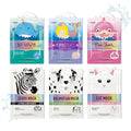 Epielle Character Face Mask Wave & Wild 6 Pack, Fun & Effective Korean Skin Care by Epielle