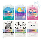 Epielle Character Face Mask Wave & Wild 6 Pack, Fun & Effective Korean Skin Care by Epielle