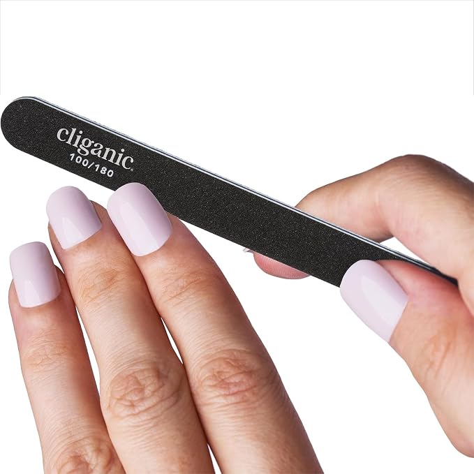Cliganic 12 Pack Nail File Set: 180/240 Grit | Professional Emery Boards - Image 2