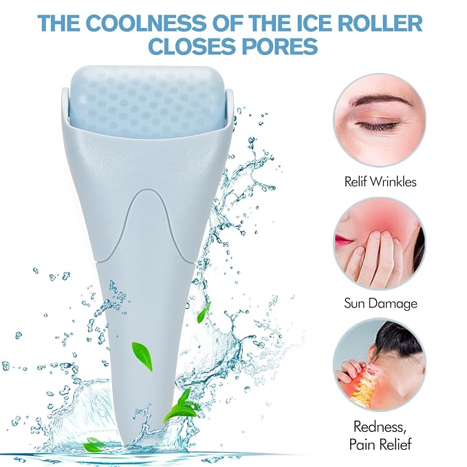 Fronnor Ice Roller for Face, Facial Massager Tool, Soothing Skin Care Tool - Image 3