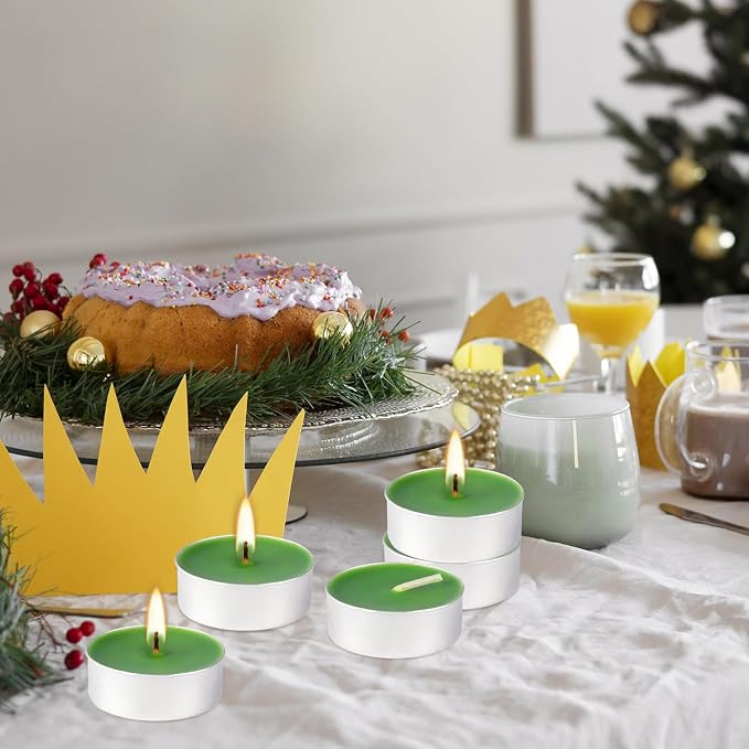 100 Pack Scented Tealight Candles 4 Hours, Spring Aromatherapy Candles - Image 5