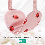 THXSILK Sleep Mask 100% 19 Momme Pure Mulberry Silk Super Smooth Cooling - Image 2