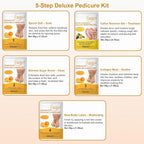 Deluxe Pedicure Kit 5 Step Spa Set – Epsom Salt Soak, Callus Remover Gel - Image 3