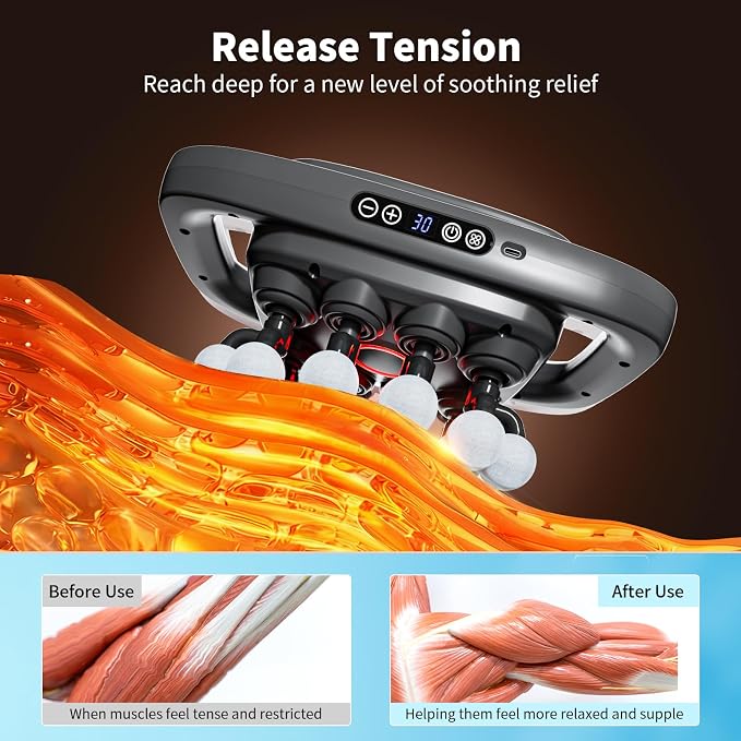 20-Head Massage Gun, 30 Intensity Levels 3 Modes, Deep Tissue Massager - Image 2
