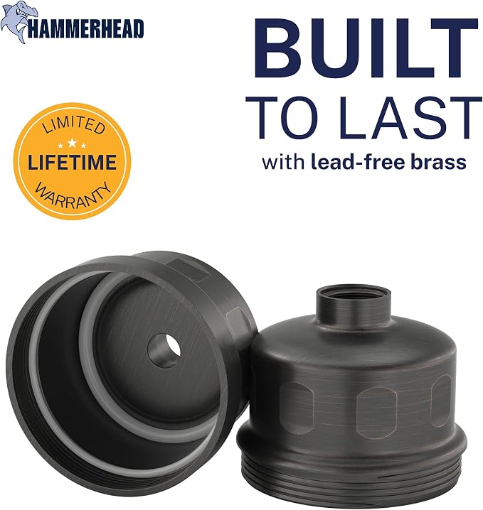HammerHead Showers® Solid Metal Shower Head Filter – KDF 55 Shower Filter - Image 4