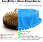RamPula Silicone Body Scrubber, Silicone Loofah, Quick-Dry Exfoliating Body - Image 2
