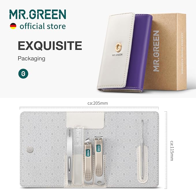 MR.GREEN Colorful Manicure Set Practical Pedicure Kits Nail Clippers Personal - Image 6