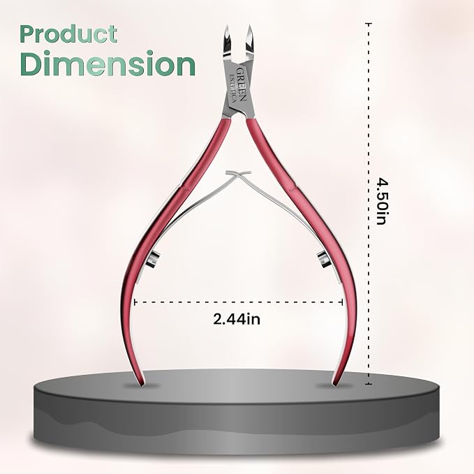 Professional Cuticle Trimmer Nail Cuticle Cutter Stainless Steel Cuticle Nippers - Image 2