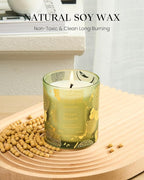 M&SENSE Naturally Scented Vegan Soy Candles, Fresh Melon Scented Candles - Image 2