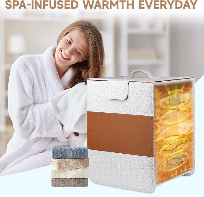 38L Foldable Towel Warmer for Bathroom, Home & Spa, Large Capacity for - Image 8