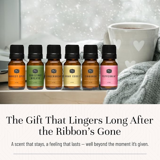 P&J Trading Fragrance Oil Winter Set | Cinnamon, Gingerbread, Sugar Cookies - Image 5
