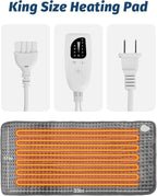Heating Pad for Back Neck and Shoulders, 17”×33” Large Heated Pad - Image 6