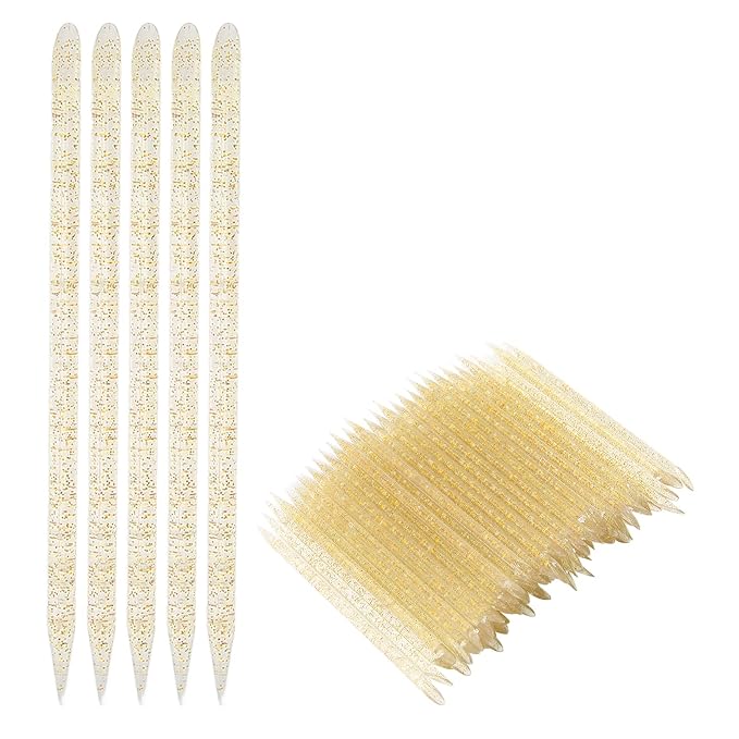 100 pieces disposable cuticle pusher, cuticle pusher remover cleaner - Image 9