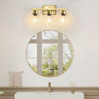 Ascher Bathroom Vanity Light Fixtures, 3 Light Wall Sconces Lighting - Image 4