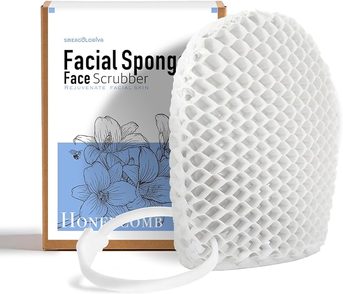 Bath Mitt - Exfoliating Glove, Honeycomb Body Scrubber, Massage Body Scrub by Unknown