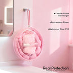 Real Perfection Spa Headband for Washing Face, Skincare Headband Wristband Set - Image 8
