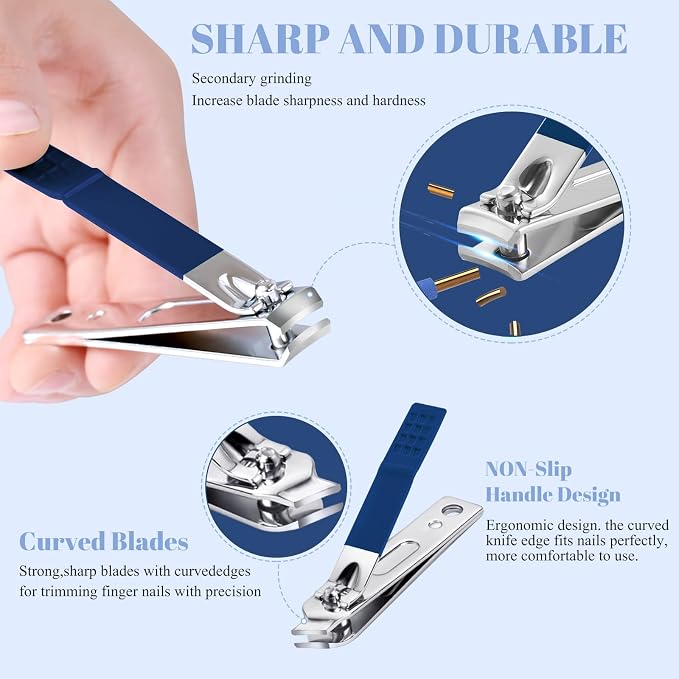 Manicure Set Pedicure Kit Nail Clippers Set Fingernail Clipper Set Ingrown - Image 3