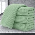 VOOVA & MOVAS Hand Towels for Bathroom Set of 4, Large 18" x 28", 100% Cotton | by VOOVAMOVAS