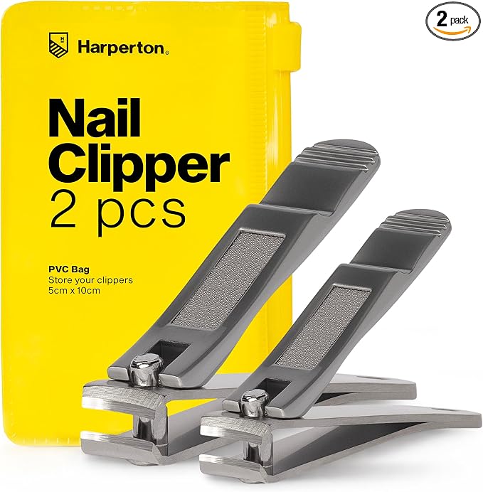 Ultra Sharp Nail Clippers Set for Men & Women by HarpertonDirect