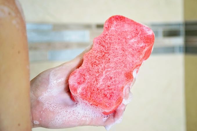 Spongeables Body Wash in a 20+ Wash Sponge, Pomegranate Punch - Image 5